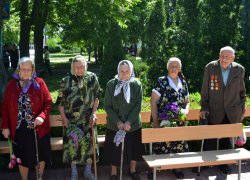 Хвилиною мовчання присутні вшанували пам’ять тих, хто загинув у роки війни...